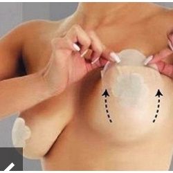 Combo 10 miếng dán ngực vô hình cao cấp vô tư mặc áo hai dây, đi biển tự tin khoe dáng đẹp MD01