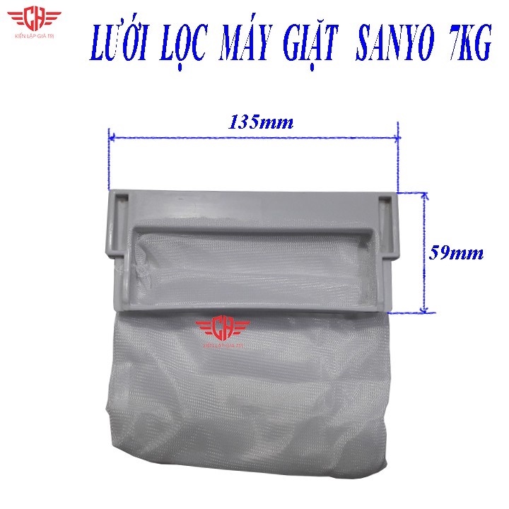 LƯỚI LỌC RÁC MÁY GIẶT SANYO 7KG