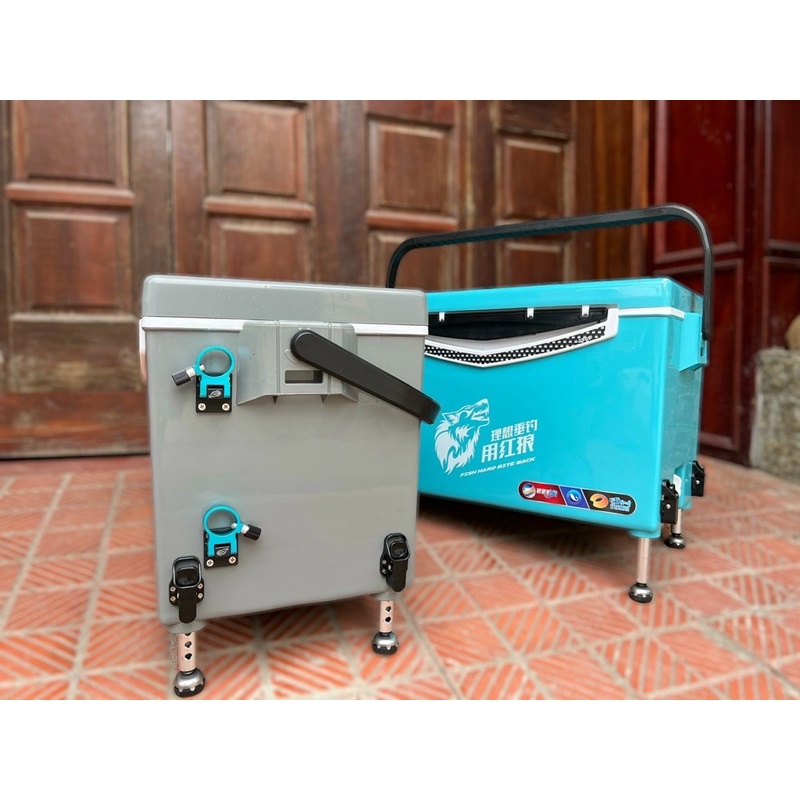 Thùng câu đài RedWolf 29L full phụ kiện