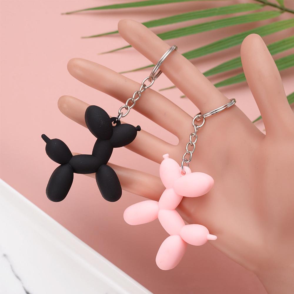 Móc Khóa Hình Chú Chó Bằng Cao Su PVC Mềm Dễ Thương