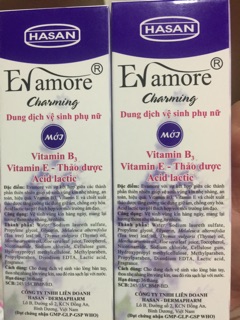 Dung dịch vệ sinh phụ nữ EVAMORE-HASAN (lên giá)