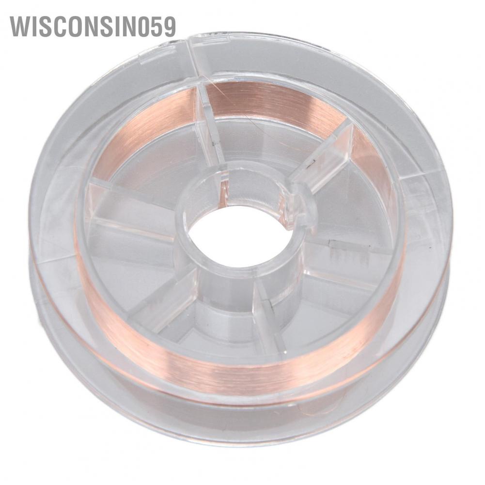 Wisconsin059 Superfine Jumping Wire Ultra Fine Insulation Type Low Resistance 120m Length Diameter 0.02mm Phone Chip Conduction
