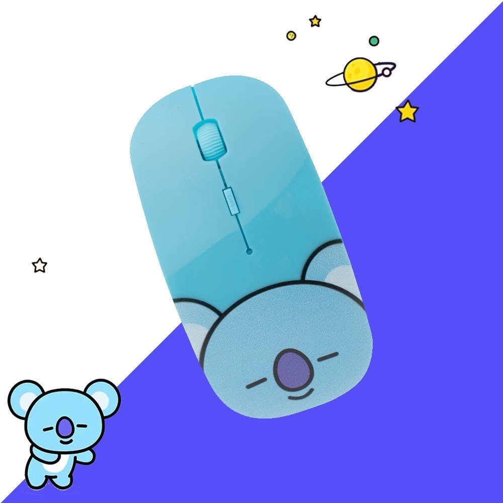 Chuột Bluetooth Không Dây Kpop Bts Bt21