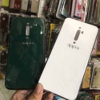 Oppo Reno 2F ốp lưng viền dẻo lưng kính cường lực