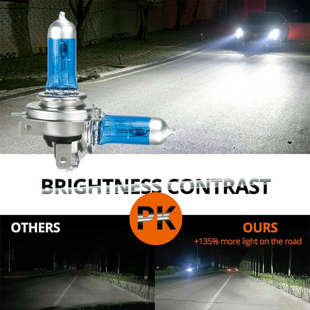 MAYSHOW Set 4 Bóng Đèn Pha Xenon 12v Ánh Sáng Trắng
