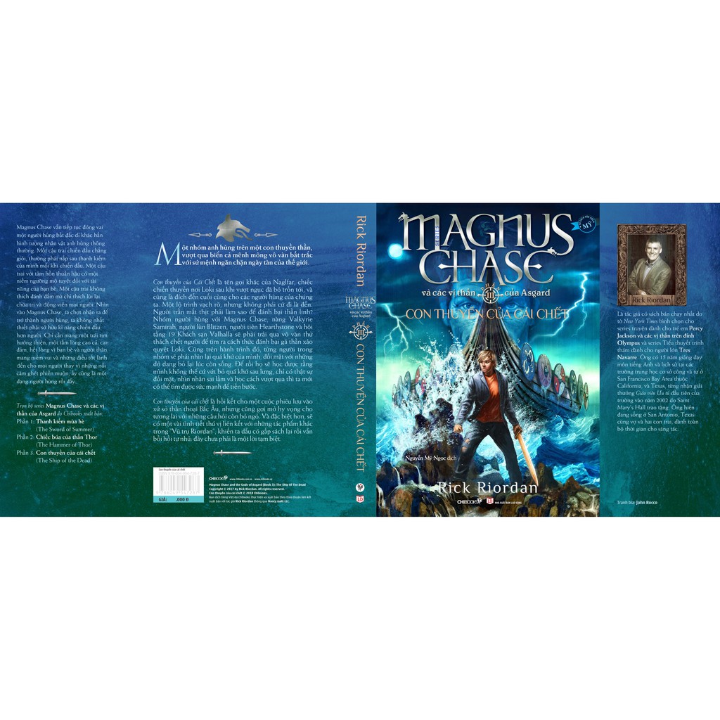 SÁCH - CON THUYỀN CỦA CÁI CHẾT Phần 3 series Magnus Chase và các vị thần của Asgard - Tác giả Rick Riordan