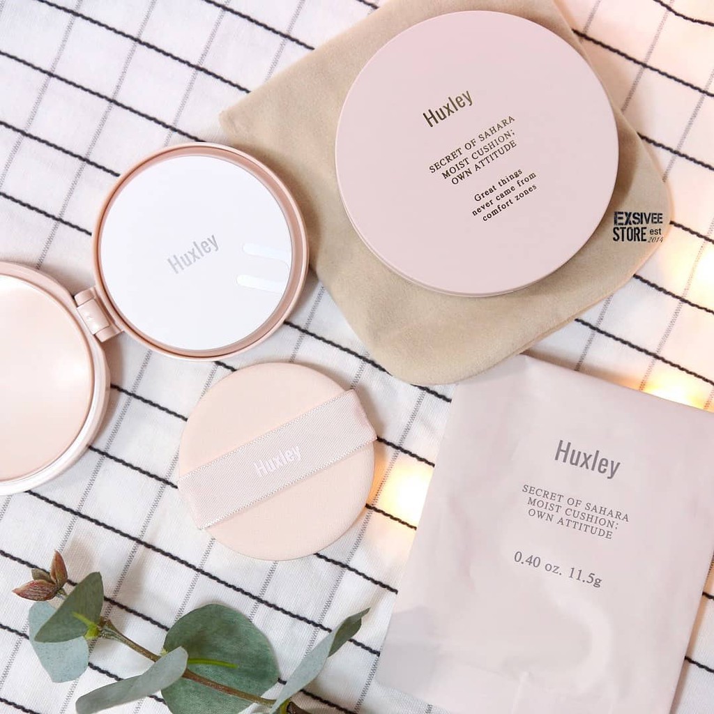 Phấn Nước / Cushion Huxley Secret Of Sahara Moist Cushion Own Attitude SPF24/PA++