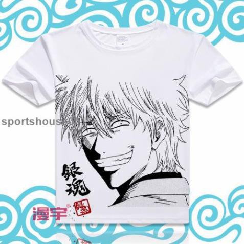 Áo Thun In Hình Anime Gintama Akita Độc Đáo Cá Tính new