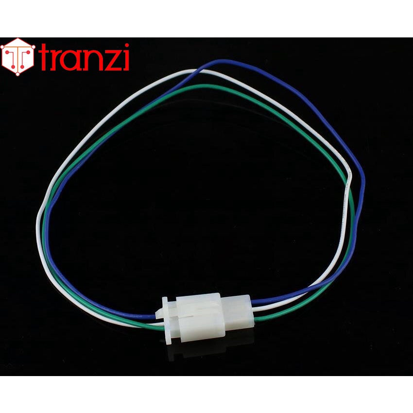 Vỏ header 2.8mm 28050 3P cái 30mm trắng - túi 10 cái