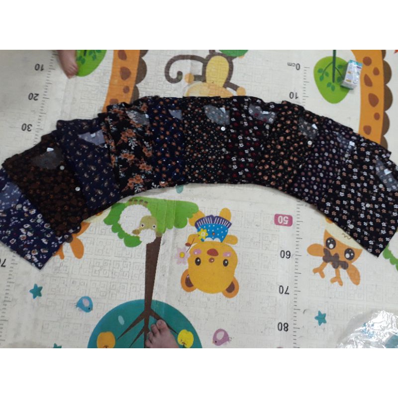 Bộ lanh hoa (quần dài - áo cộc ) dành cho người già