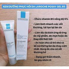 La Roche Posay B5 - Kem Dưỡng B5 La Roche Posay phục Hồi Da dạng GEL / BAUME