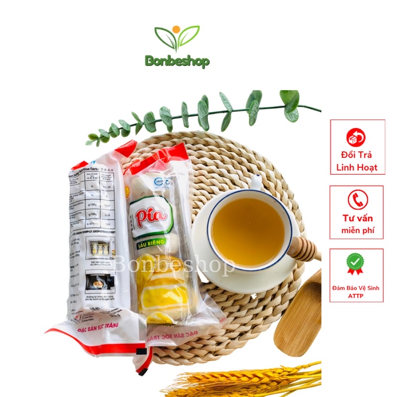 1 Gói Bánh Pía Mini gói 5 cái Freeship Bánh Pía Sầu Riêng Đặc Sản Sóc Trăng Gói