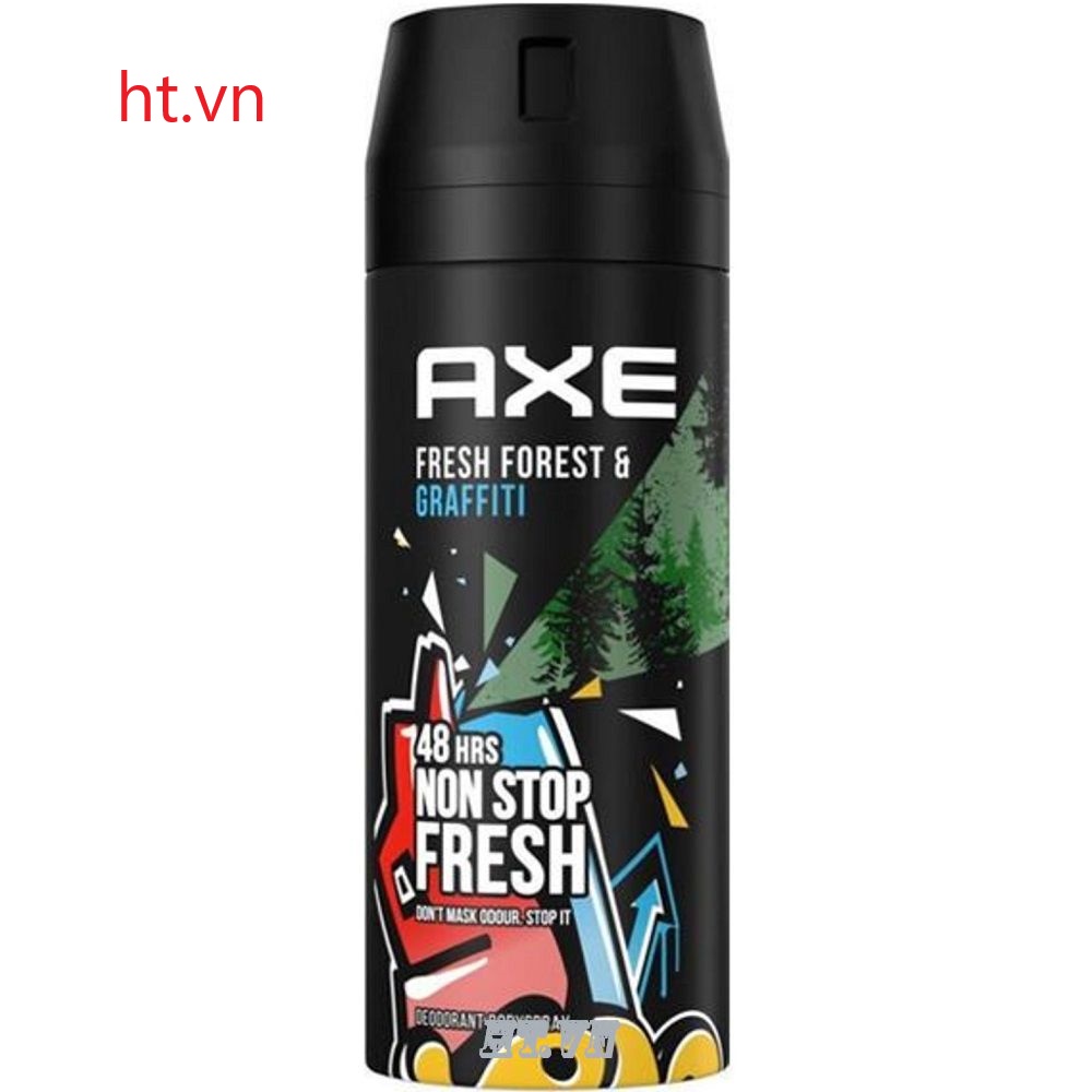 (ht.vn) Xịt khử mùi Nam Axe Fresh Forest & Graffiti Deodorant & Body Spray - 150ml