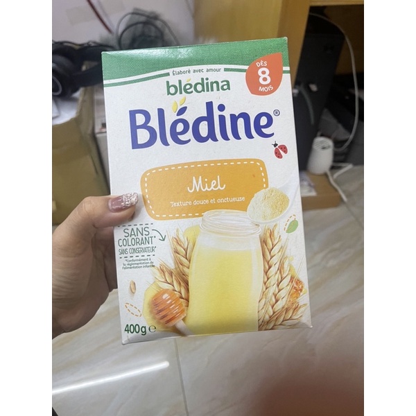 Bột pha sữa Bledina ban đêm 210gr vị gạo cà rốt mẫu mới/rau củ/vani