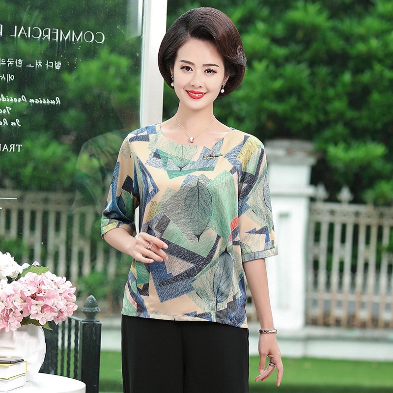 Bộ đồ trung niên, bộ đồ cho mẹ và bà sang trọng, bộ đi chơi trung niên