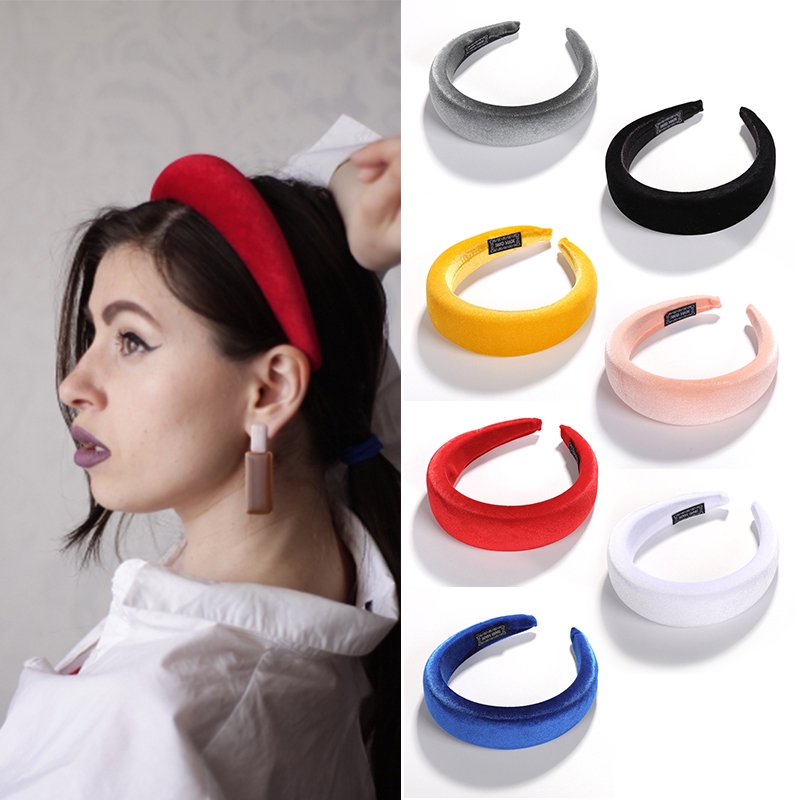 Cài tóc nhung dày thời trang nữ tính