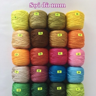 Sợi dù 1mm cuộn 200gram