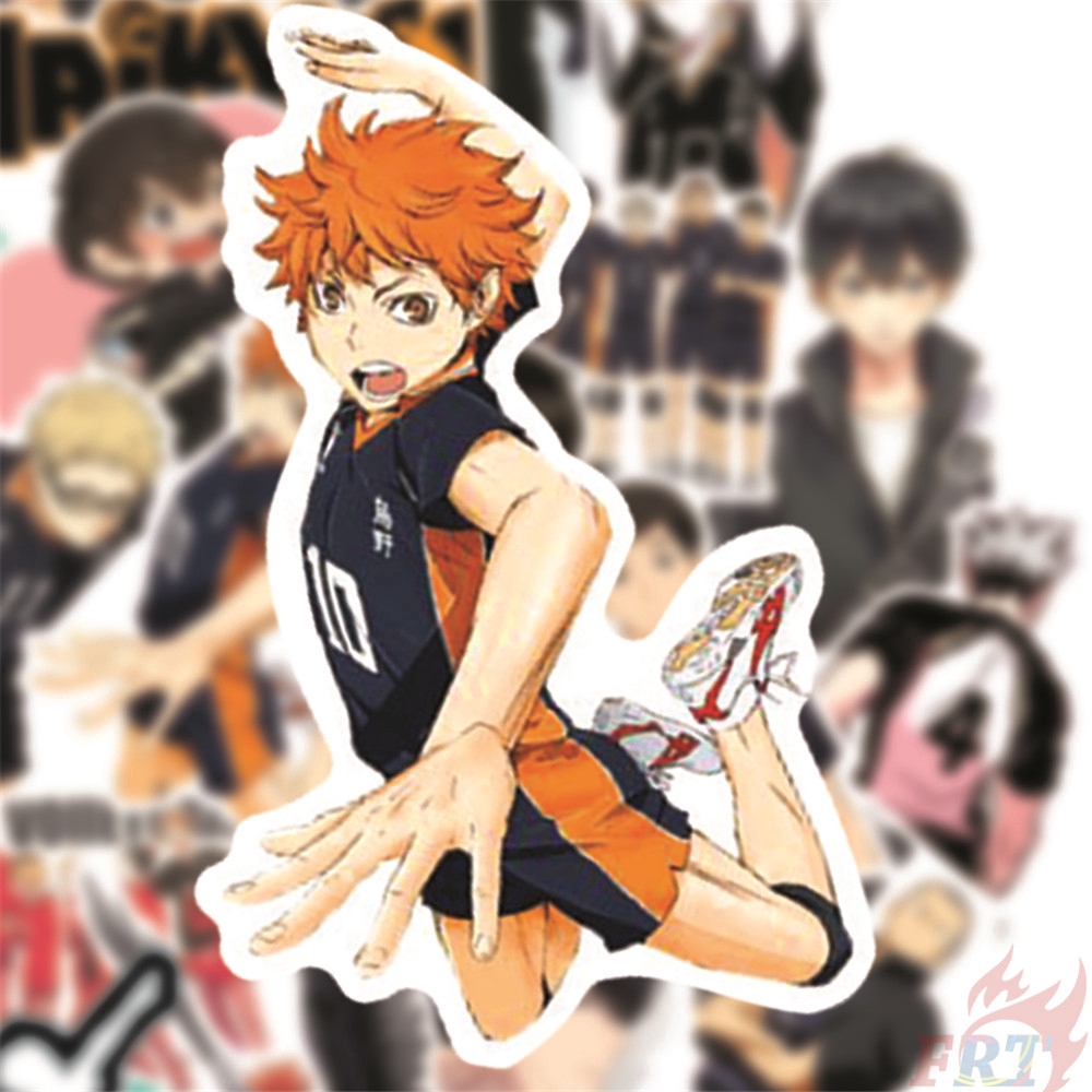 ❉ Haikyuu!! - Series 04 Anime Shoyo Hinata Tobio Kageyama Stickers ❉ 50Pcs/Set DIY Fashion Doodle Decals Stickers