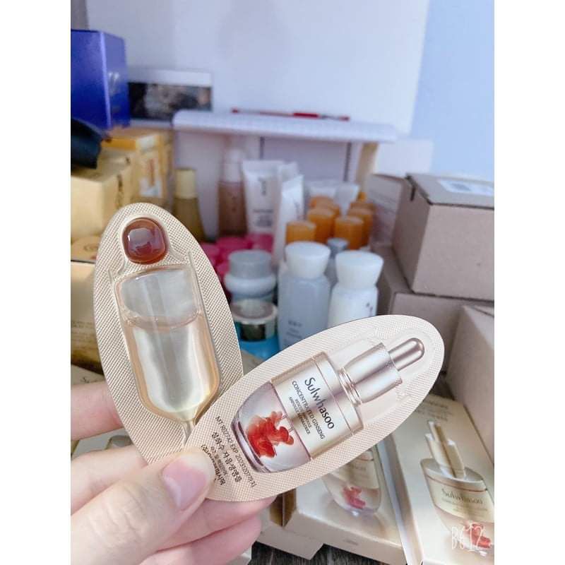 Tinh chất nhân sâm cô đặc giải cứu làn da Sulwhasoo Concentrated Ginseng Renewing Ampoule sample 3.5 grams