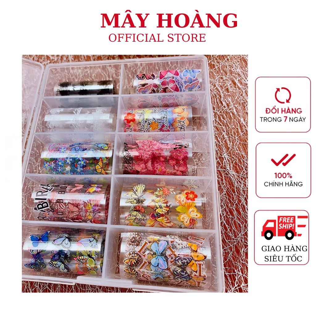 Foil dán móng trang trí móng cực xinh