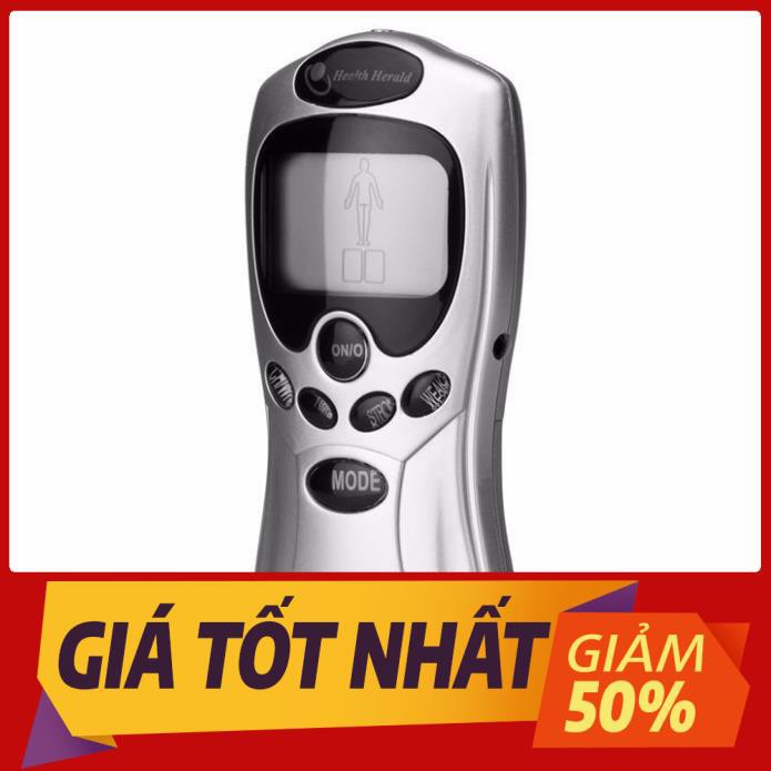 [ HÀNG CHÍNH HÃNG ] Máy Masage xung điện trị liệu cho deal 24h SYK 208 4 miếng dán (Trắng)