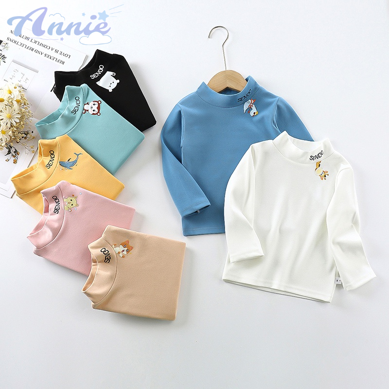 Áo Khoác Nhung Tay Dài In Họa Tiết Hoạt Hình Thời Trang Thu Đông Cho Bé