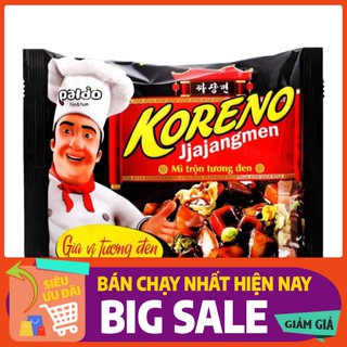 MÌ TRỘN TƯƠNG ĐEN KORENO JJAJANGMEN PALDO HÀN QUỐC - Mì Ăn Liền Ăn Là Ghiền