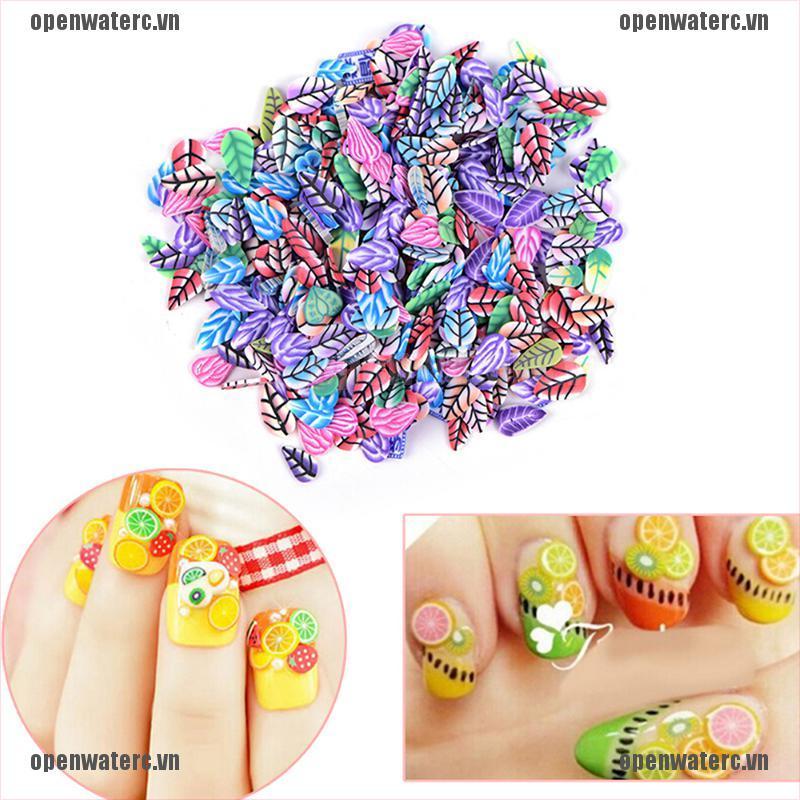 [Hàng mới về] Set 250 phụ kiện trang trí móng nghệ thuật bằng đất sét polymer