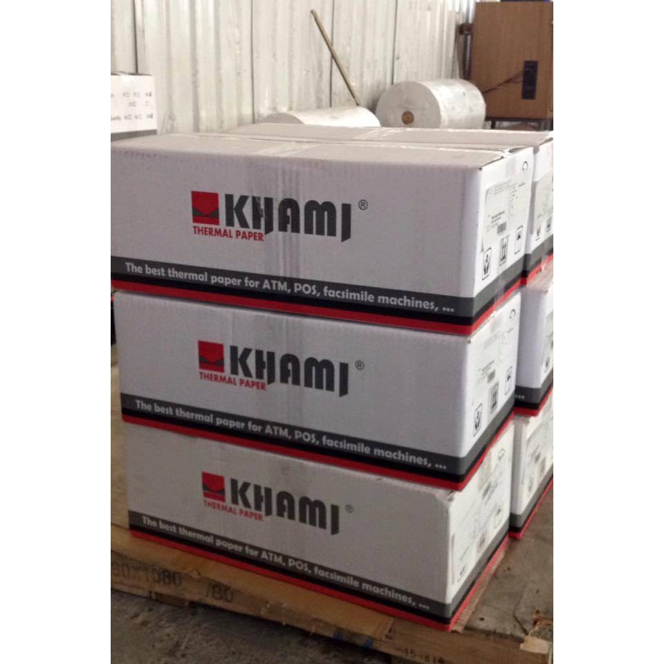 Com bo 20 cuộn giấy in nhiệt Khami - Hàn Quốc K80
