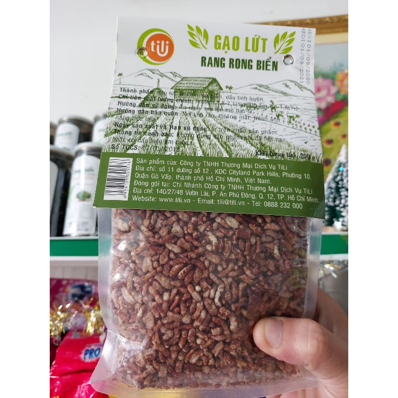 Uy Tín Luôn Đi Đầu - Gạo Lứt Rang Rong Biển 200g