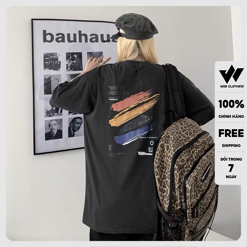 Áo phông nữ WIIS Unisex tay lỡ form rộng B814 oversize thời trang nam nữ ulzzang