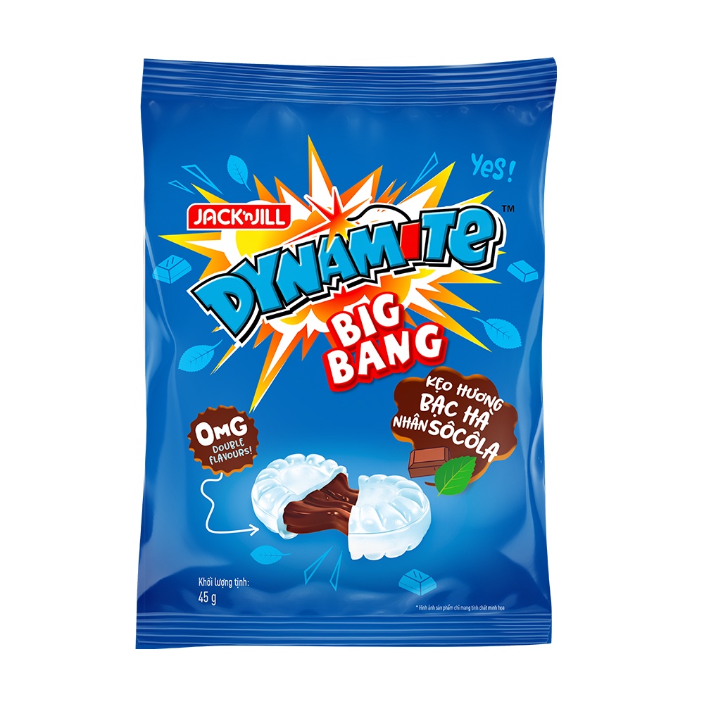 Kẹo Hương Bạc Hà Nhân Socola Dynamite Big Bang
