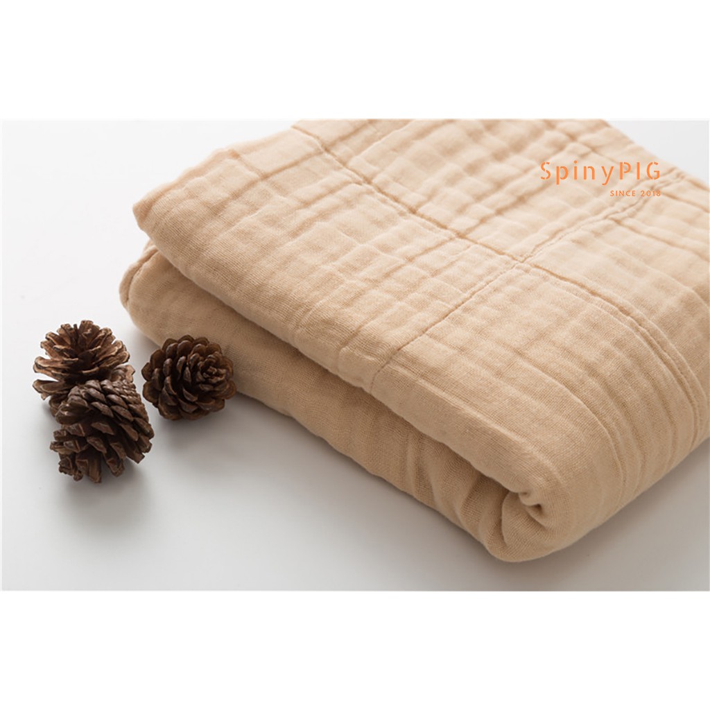 Khăn xô tắm cho bé 6 lớp 100% Cotton hữu cơ tự nhiên không chất tẩy nhuộm đa năng siêu mềm và siêu thấm