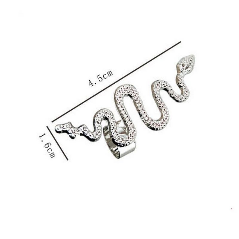 Khuyên Kẹp Vành Tai Trái / Phải Không Xỏ Lỗ Bằng Hợp Kim Kẽm Hình Rắn Thời Trang