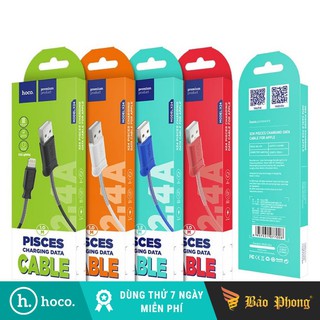 Cáp sạc iphone hoco x24 2.4a usb to lightning độ dài 1.2m
