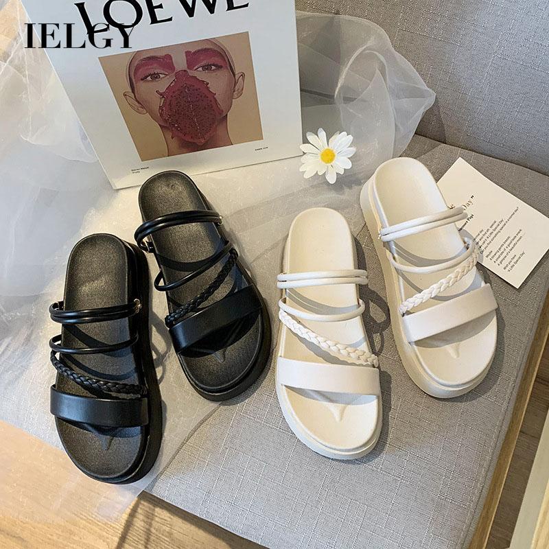 Xăng đan IELGY dây bện hai cách mang thời trang nữ