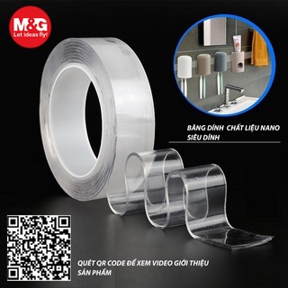 Băng dính 2 mặt siêu dính Nano trong suốt dính mọi bề mặt tiện lợi hàng nội địa chính hãng