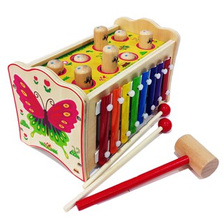 Đồ chơi gỗ – Đập chuột kết hợp đàn xylophone Vivitoys