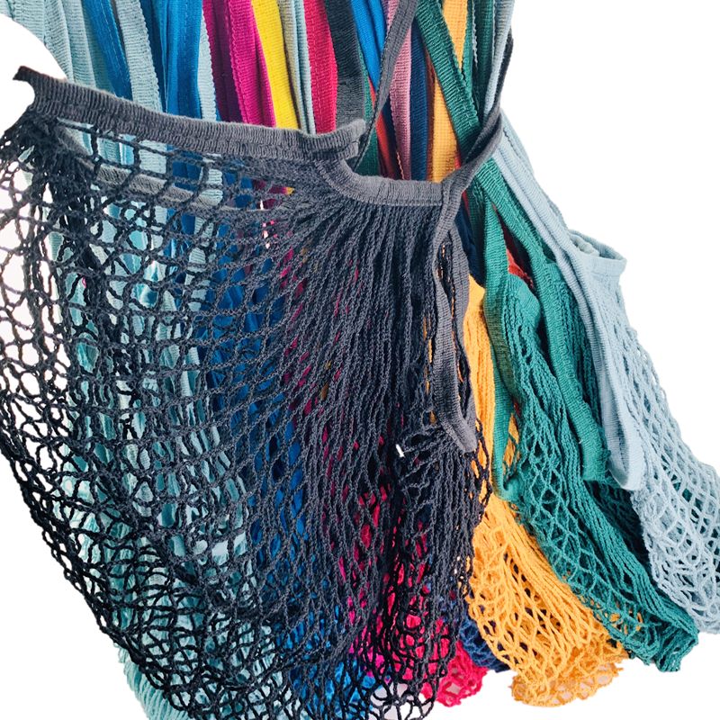 Túi lưới cotton đựng thực phẩm có thể tái sử dụng tiện lợi cho nhà bếp