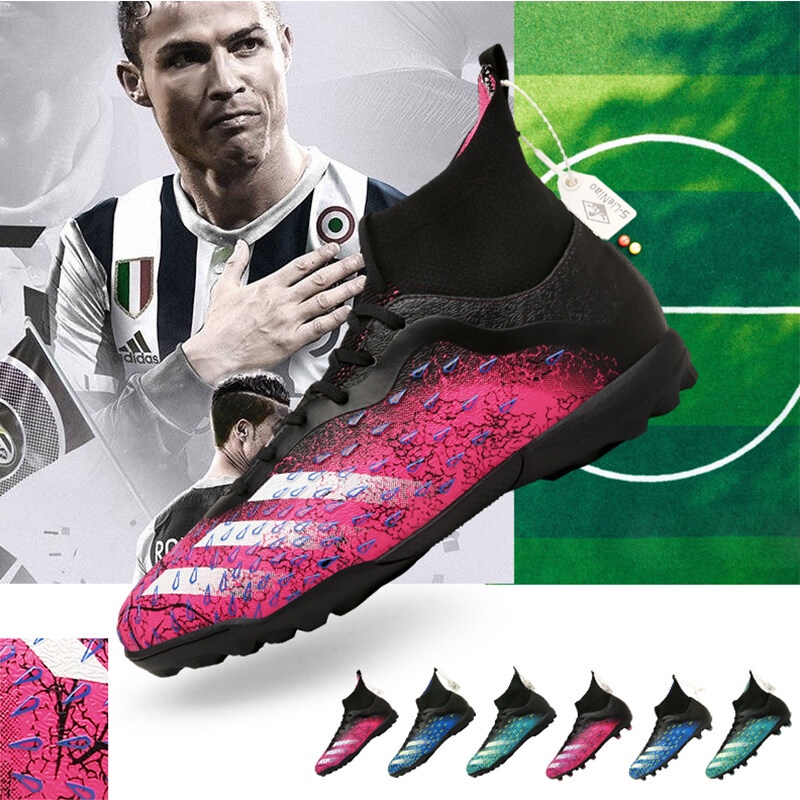 (TF / Ag size 35-45) Giày Đá Banh Ngoài Trời Có Đinh Tán Chắc Chắn