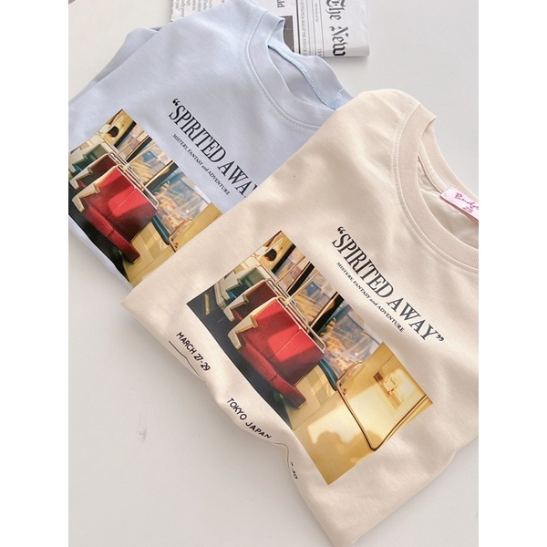 ATTK979-Áo thun in hình Spirited Away