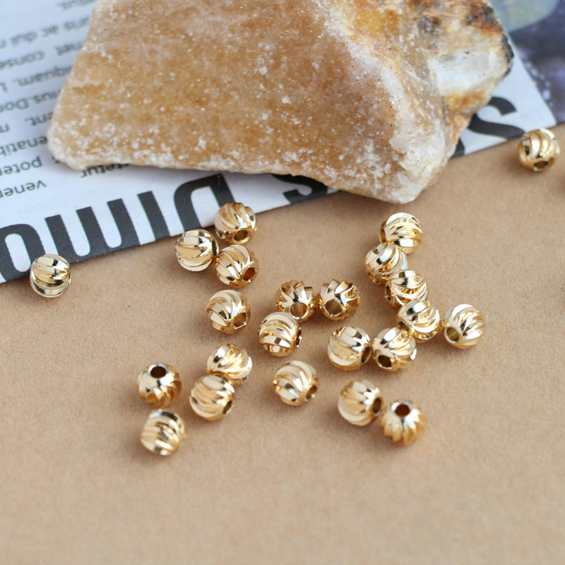 Bộ 10 HạT Đồ Trang SứC Mạ VàNg 14k HìNh MặT Trăng