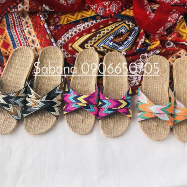Dép nữ quai chéo sắc màu cao cấp - Size M,L(đi biển, dạo phố, giã ngoại, indoor,)