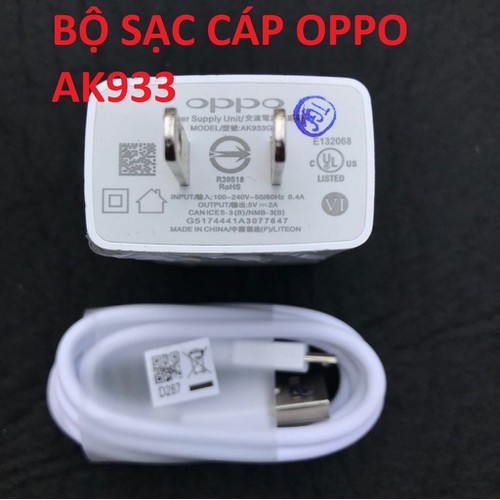 Bộ Củ cáp Sạc OPPO AK-933 zin máy