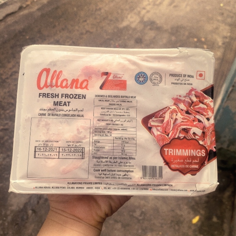 Thịt bò vụn tươi ngon hộp 1kg (giao hỏa tốc TPHCM)