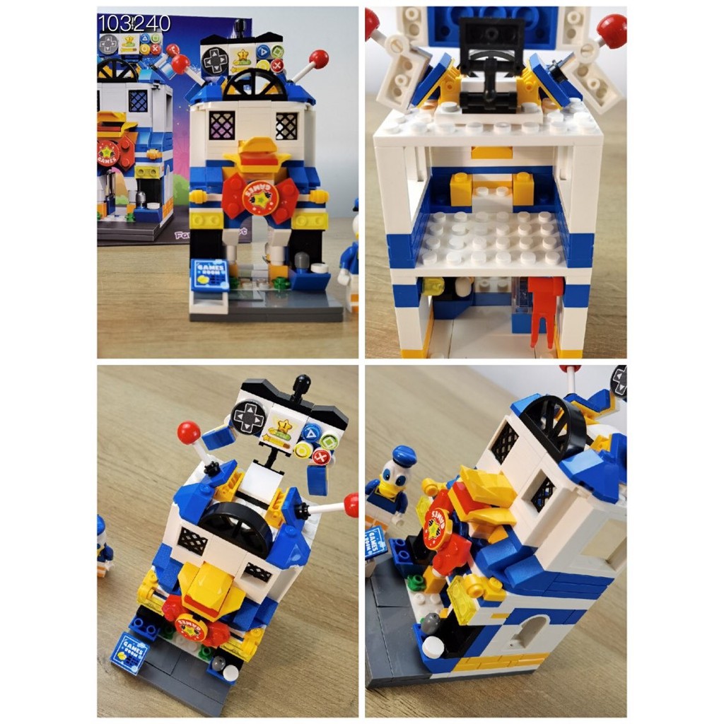 Bộ đồ chơi lego lắp ráp lâu đài công chúa/chuột Mickey Minnie/vịt Donald dùng làm quà tặng sinh nhật cho bé gái