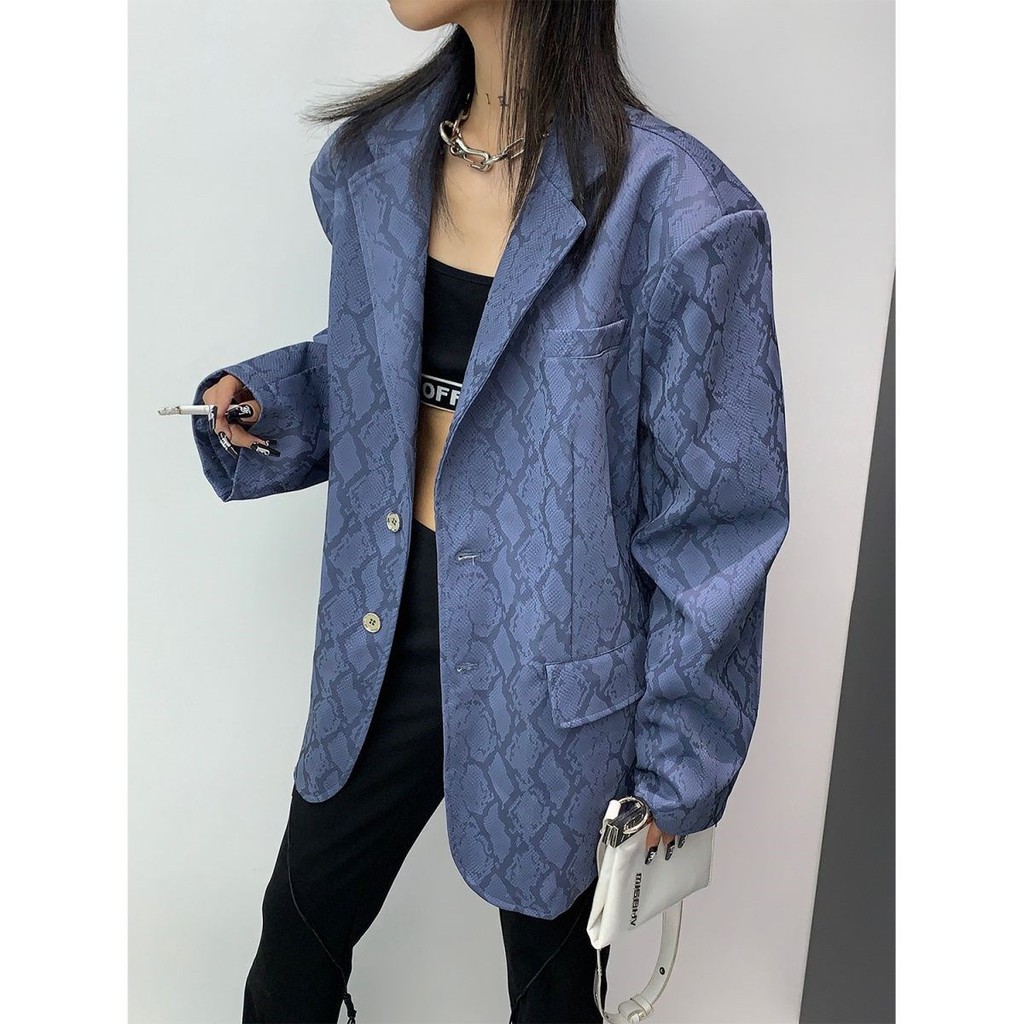 Ảnh thật 3 hình cuối-HC869.Áo blazer Unisex thời trang phong cách cá tính