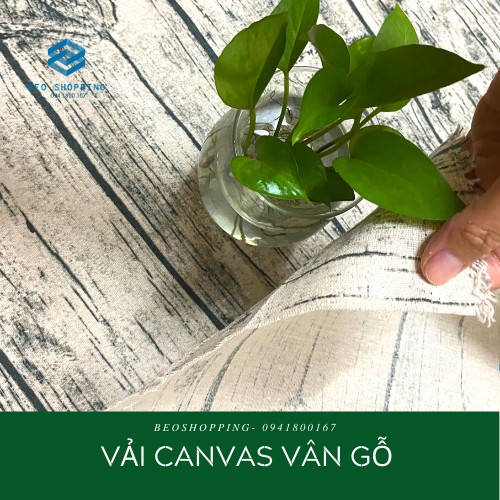 VẢI CANVAS VÂN GỖ TRANG TRÍ CHỤP HÌNH, TRẢI BÀN, TRANG TRÍ