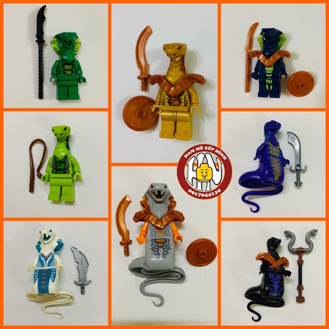 Đồ chơi xếp hình - Minifigures 10k - Lính rắn ma thần ninjago - Hàng chuẩn đẹp !