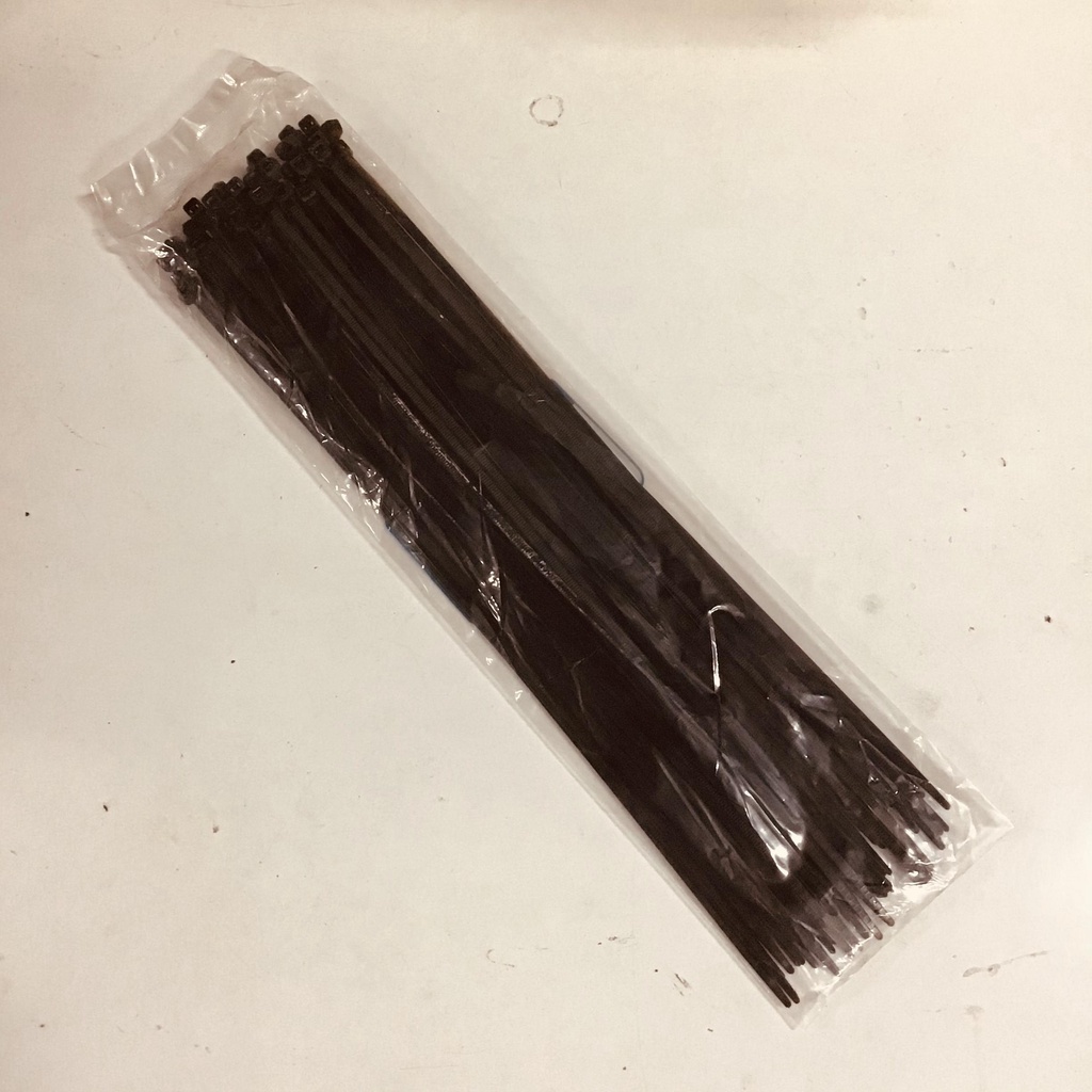 50 sợi Dây rút đen 4 tấc - phụ tùng quạt - lạt nhựa đen 40cm